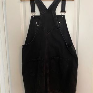 NWT ASOS Curve overall mini dress